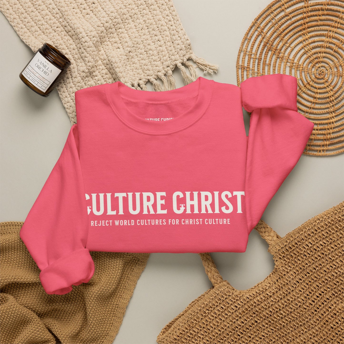 Cozy Christ Culture Sweatshirt | Unisex Crewneck for Faith, Casual Wear, Gift for Christians, Church Events, Everyday Comfort