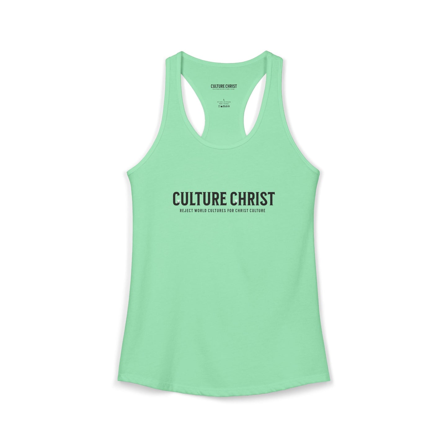 Women's Ideal Racerback Tank, wear your faith