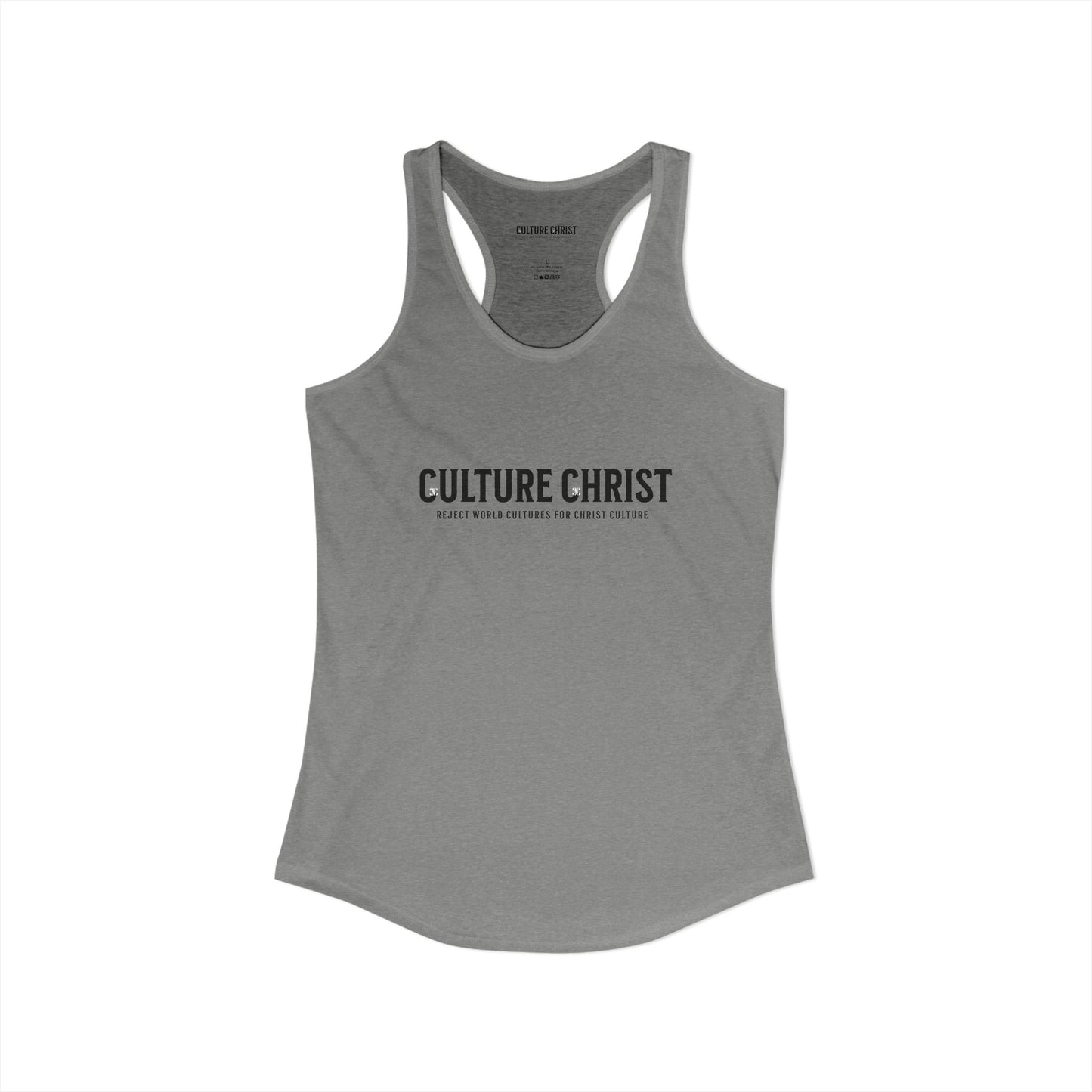 Women's Ideal Racerback Tank, wear your faith