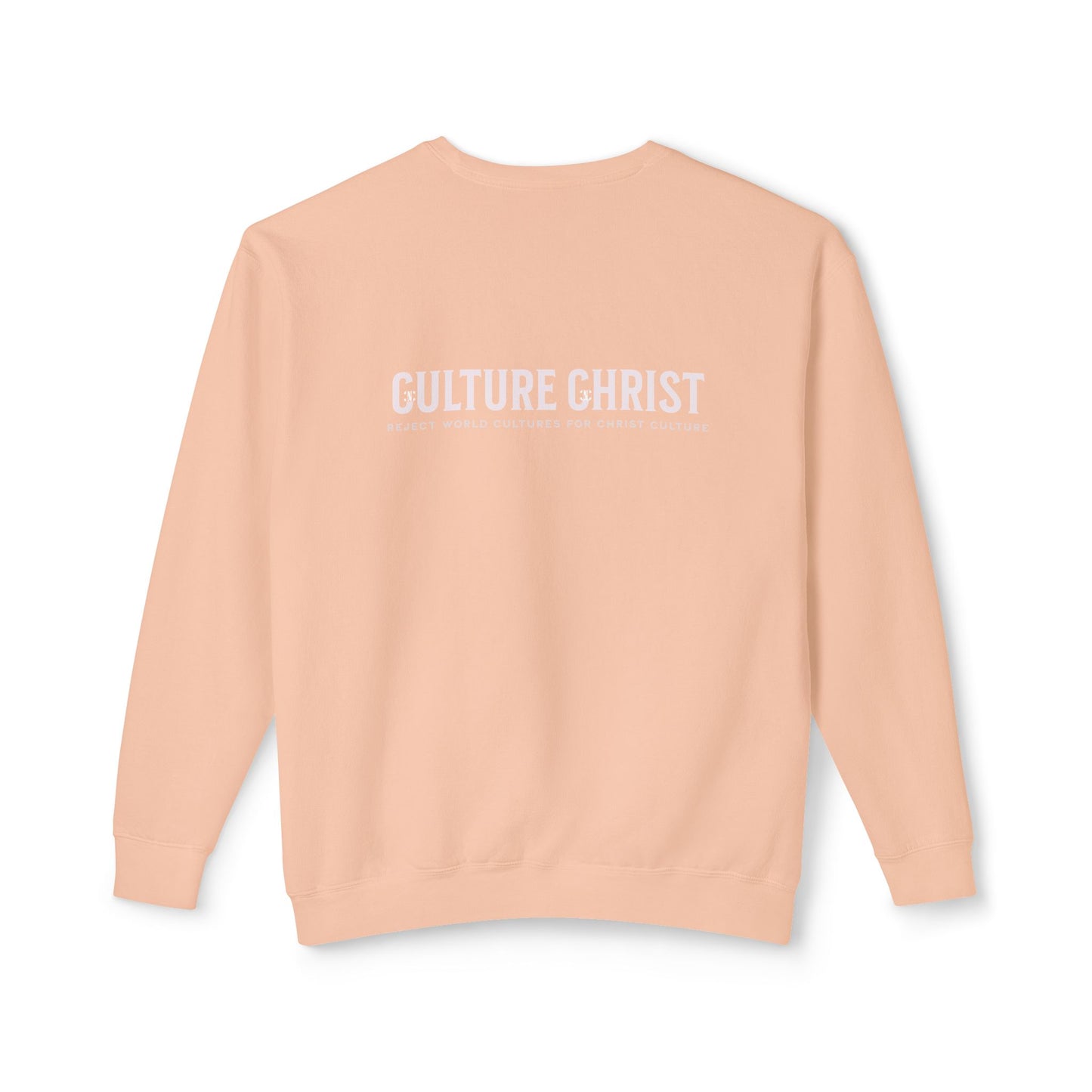 Culture Christ Crewneck Sweatshirt — Minimal Christian Faith Pullover