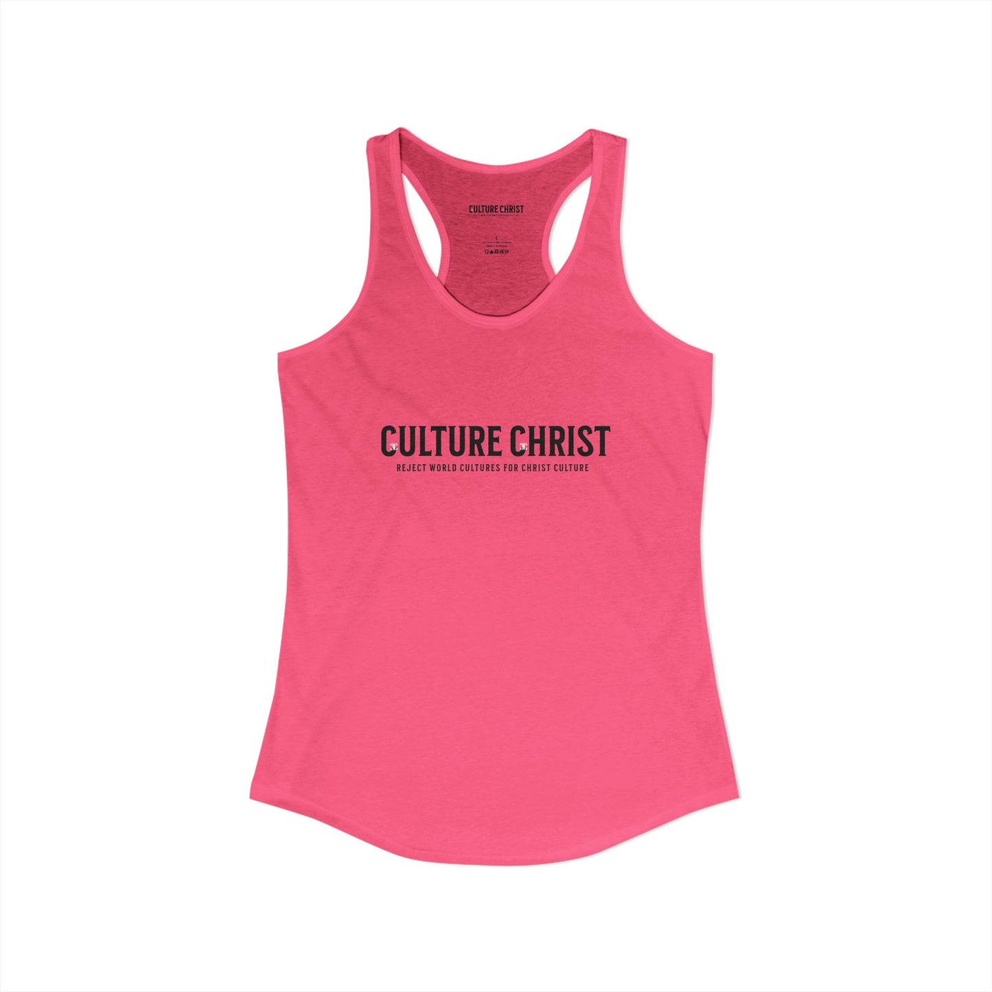 Women's Ideal Racerback Tank, wear your faith