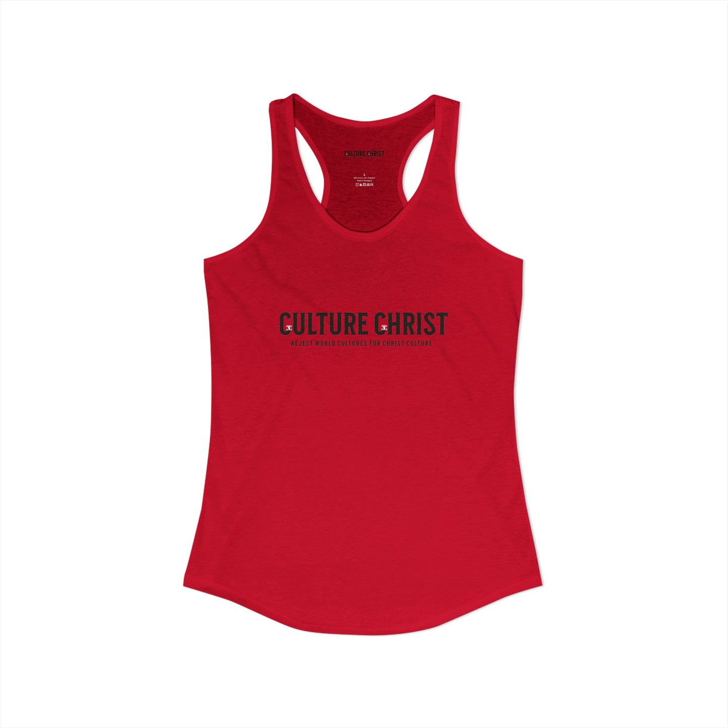 Women's Ideal Racerback Tank, wear your faith