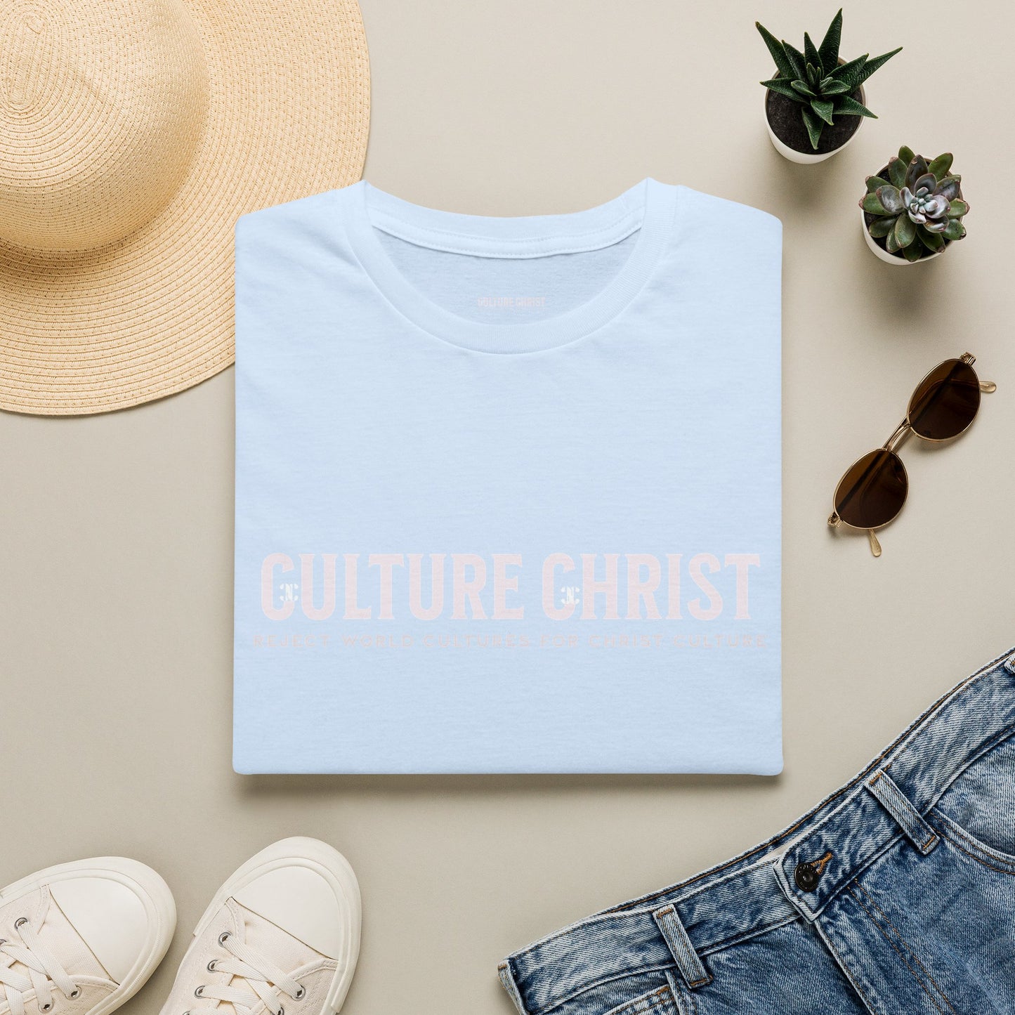 T-Shirt — "Culture Christ: Reject World Cultures for Christ Culture" Inspirational Christian Tee