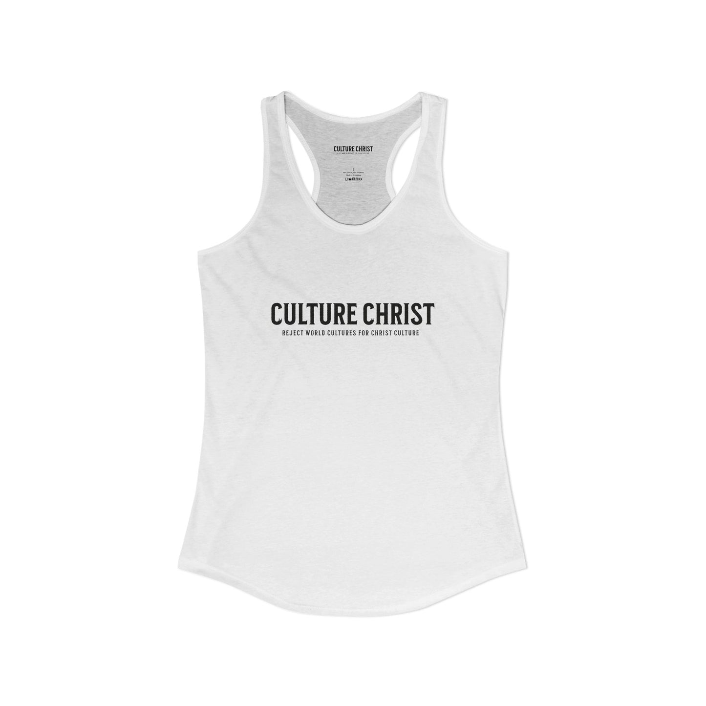 Women's Ideal Racerback Tank, wear your faith