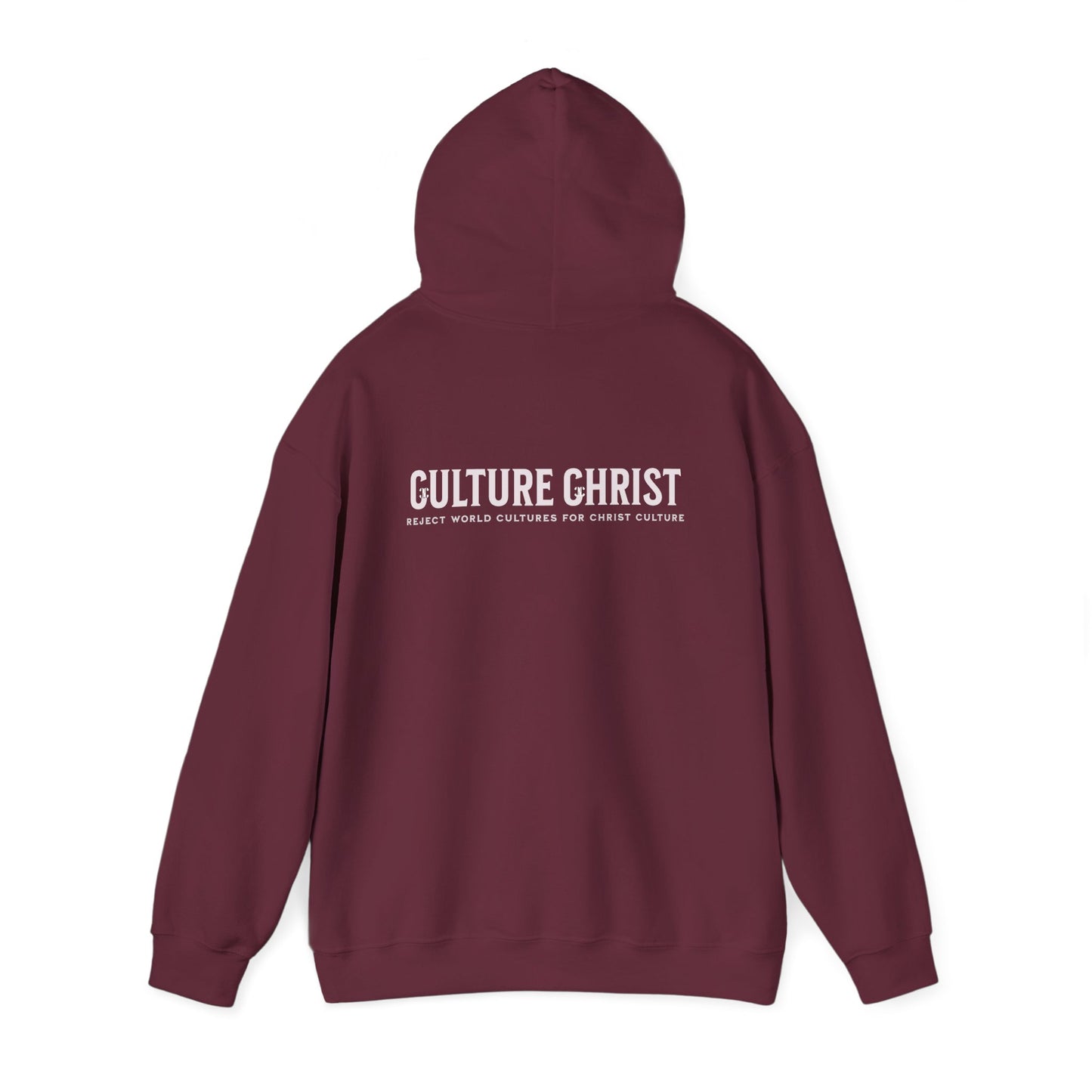 Culture Christ Hoodie — Wear Your Faith Back-Print Pullover
