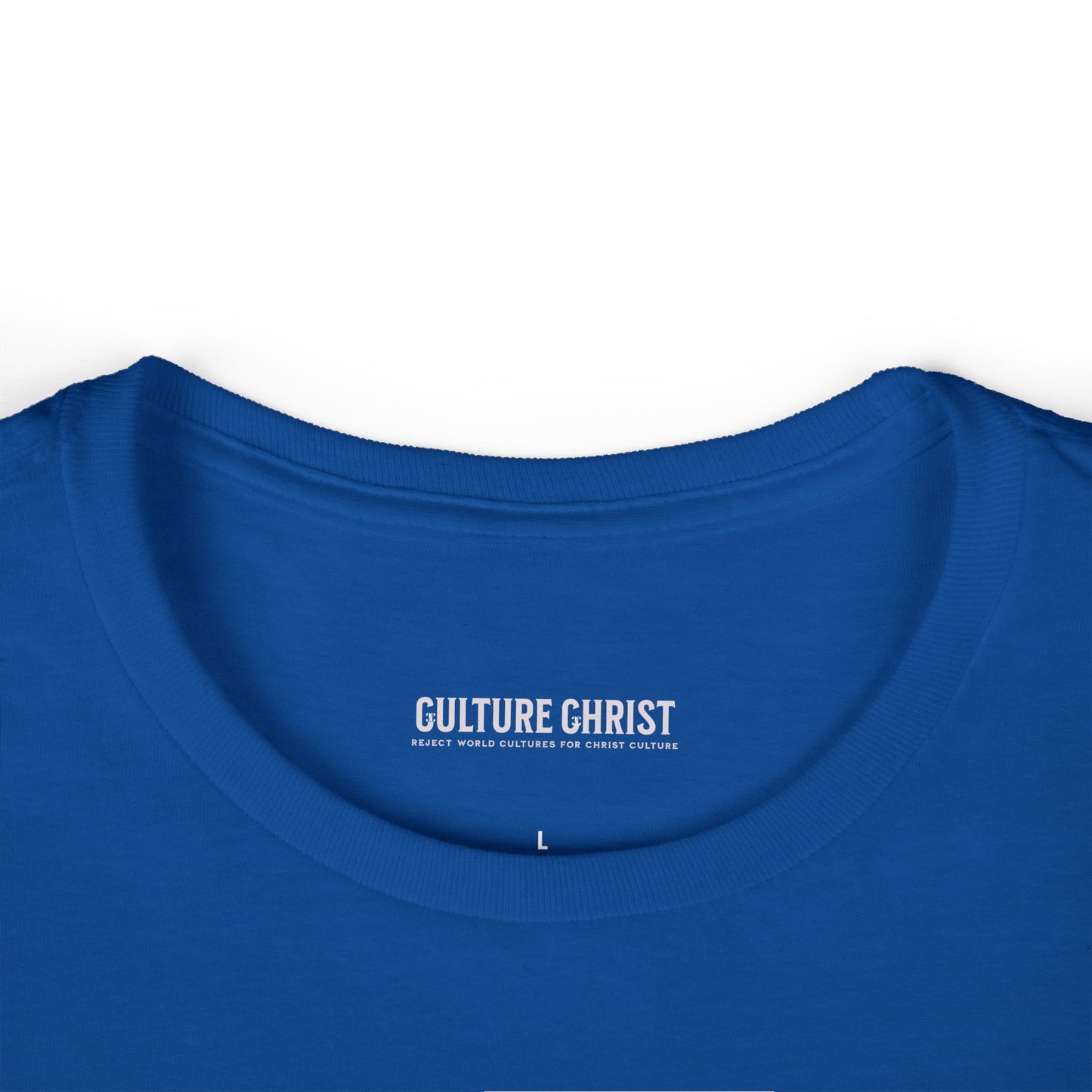 Culture Christ Women's Tee — Faith-Based Minimalist Christian Shirt