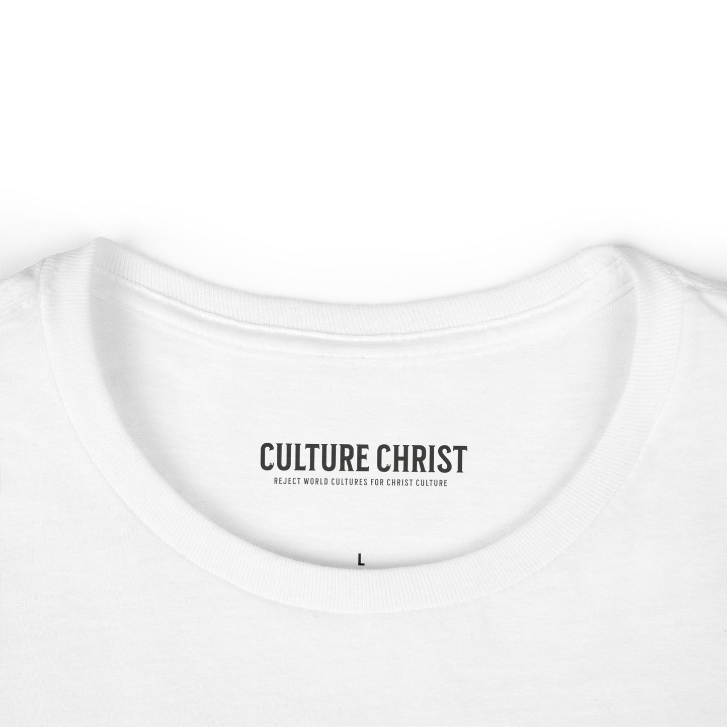 Women's Softstyle Tee - Culture Christ T-Shirt, Faith-Based Apparel, Christian Clothing, Inspirational Gift, Casual Style