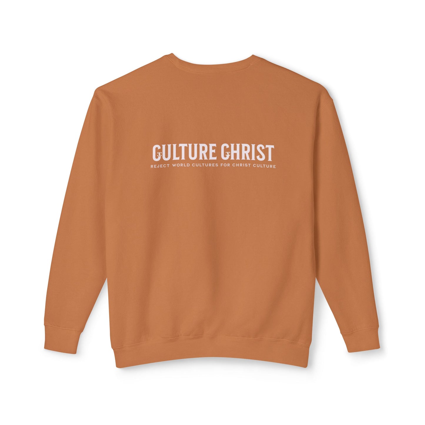 Culture Christ Crewneck Sweatshirt — Minimal Christian Faith Pullover