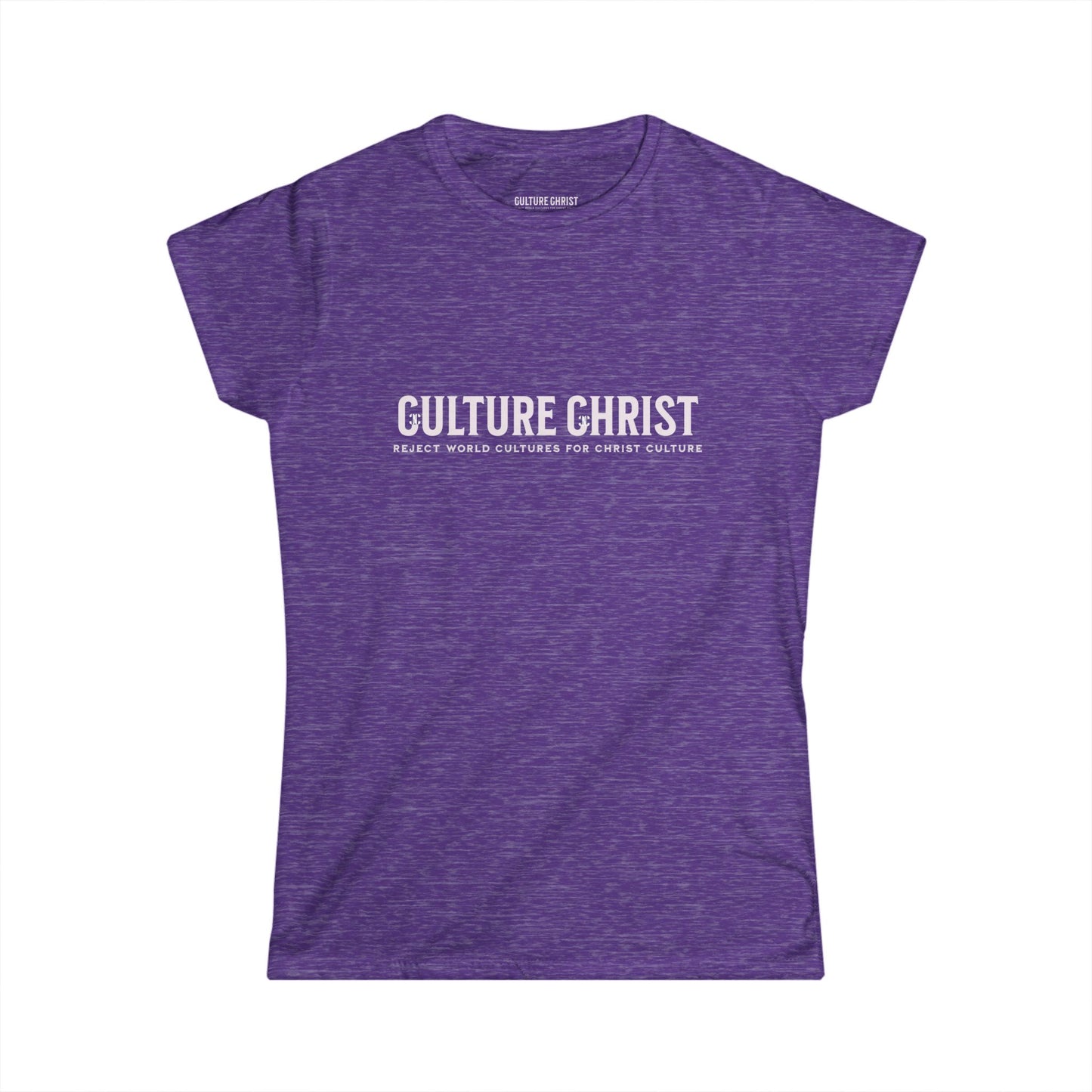 Culture Christ Women's Tee — Faith-Based Minimalist Christian Shirt