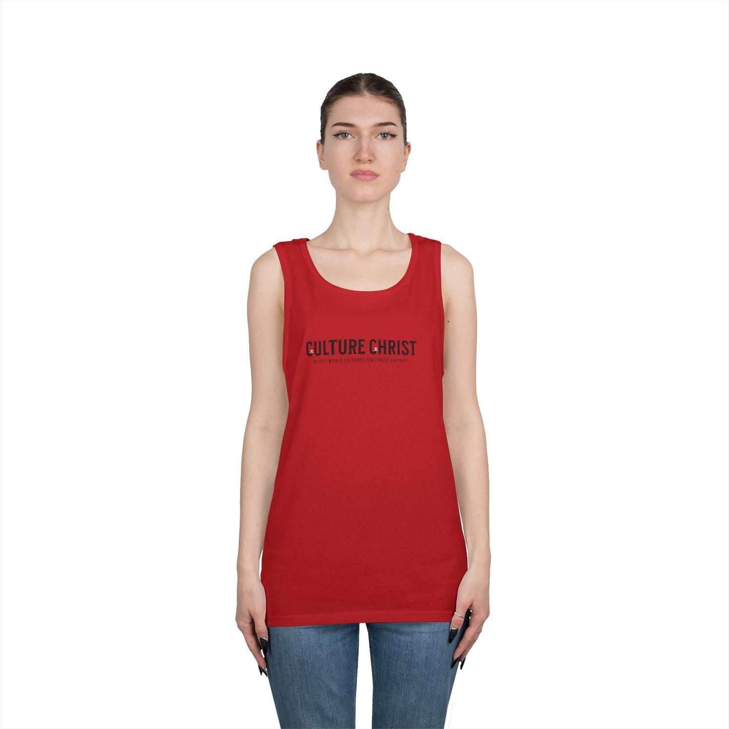Culture Christ Tank Top — Christian Faith Graphic Tank