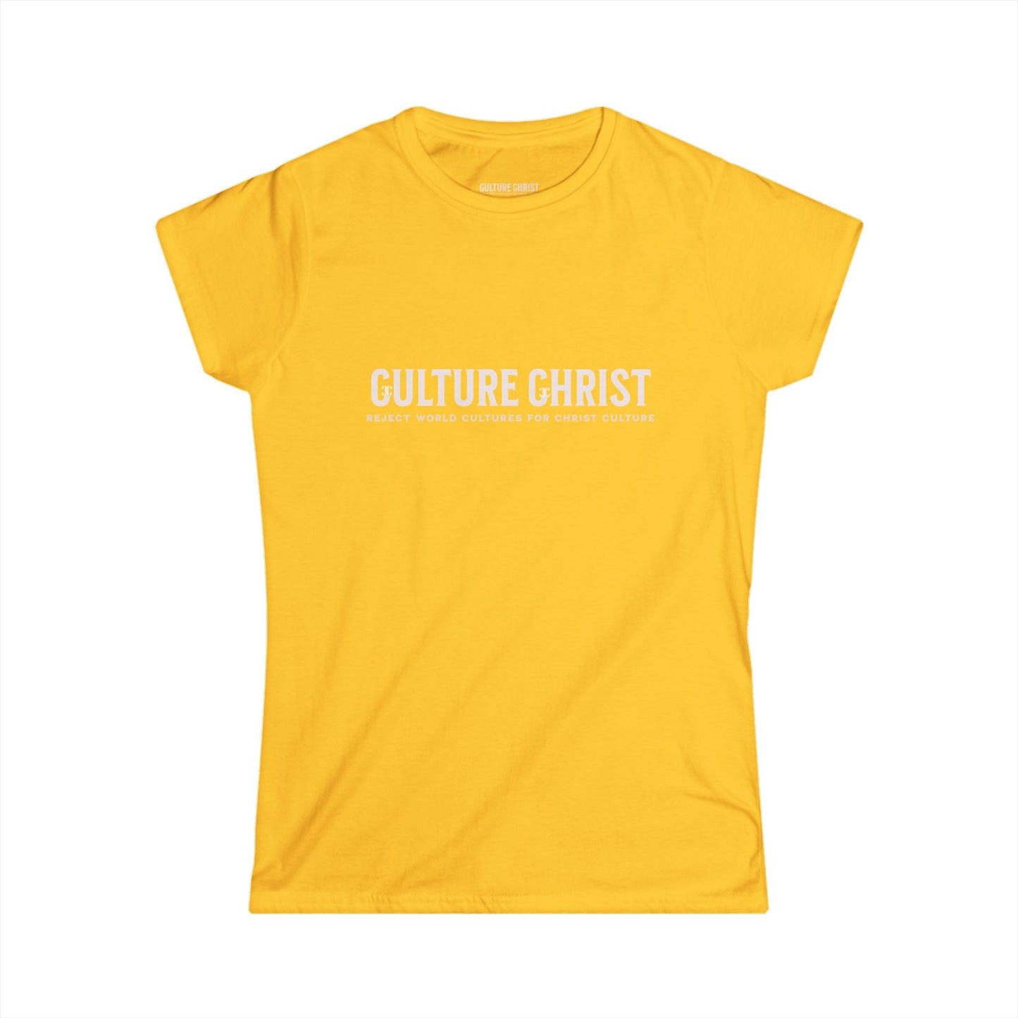 Culture Christ Women's Tee — Faith-Based Minimalist Christian Shirt