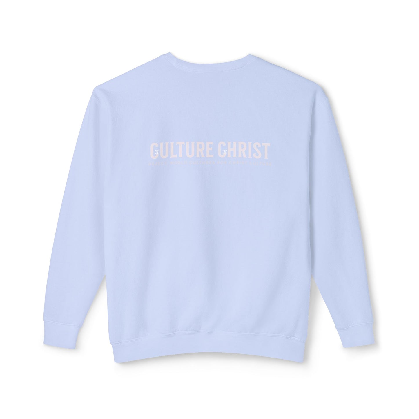 Culture Christ Crewneck Sweatshirt — Minimal Christian Faith Pullover