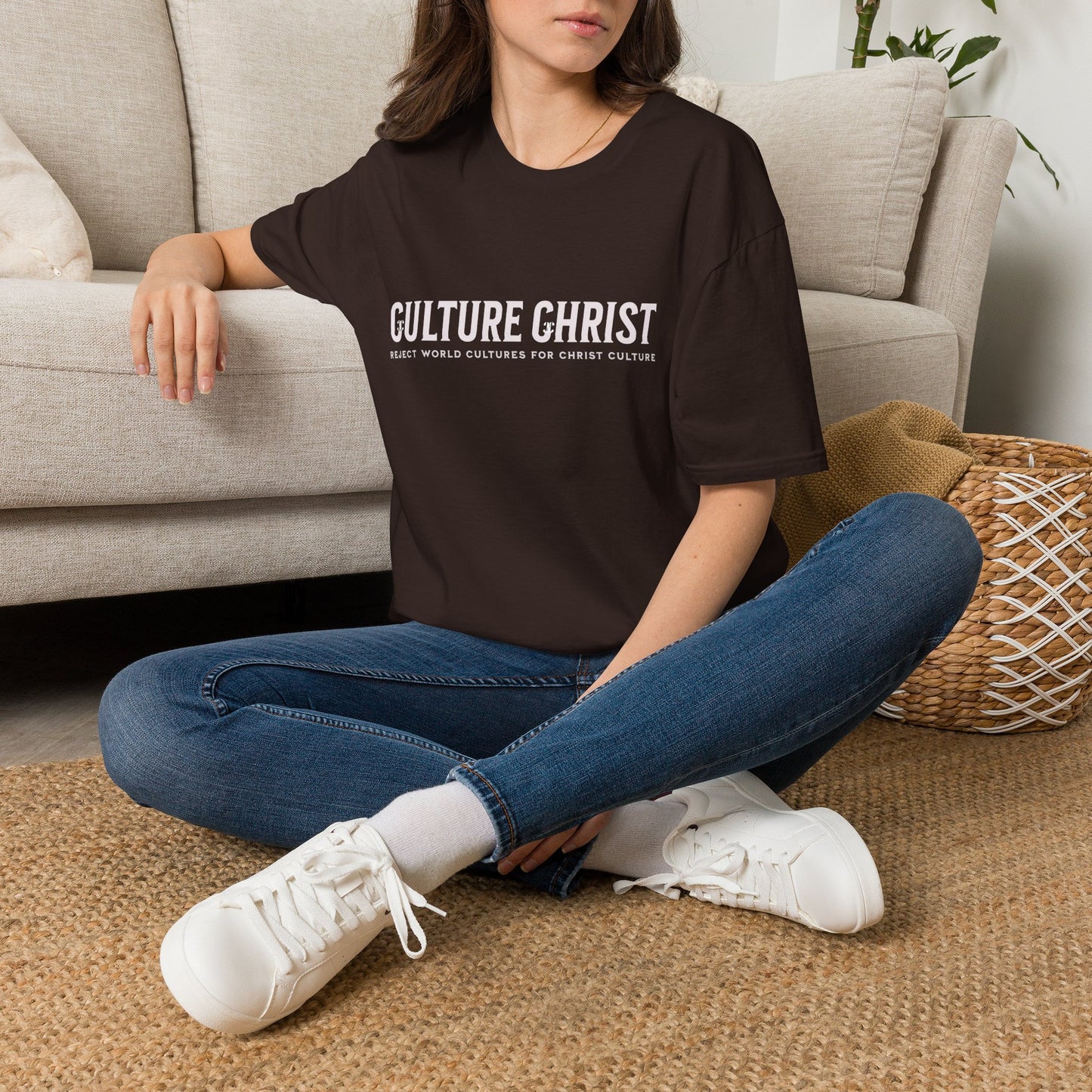 T-Shirt — "Culture Christ: Reject World Cultures for Christ Culture" Inspirational Christian Tee