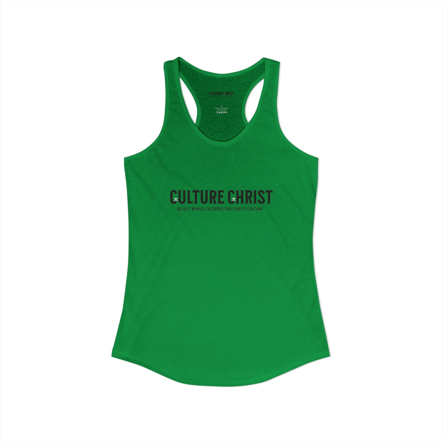 Women's Ideal Racerback Tank, wear your faith