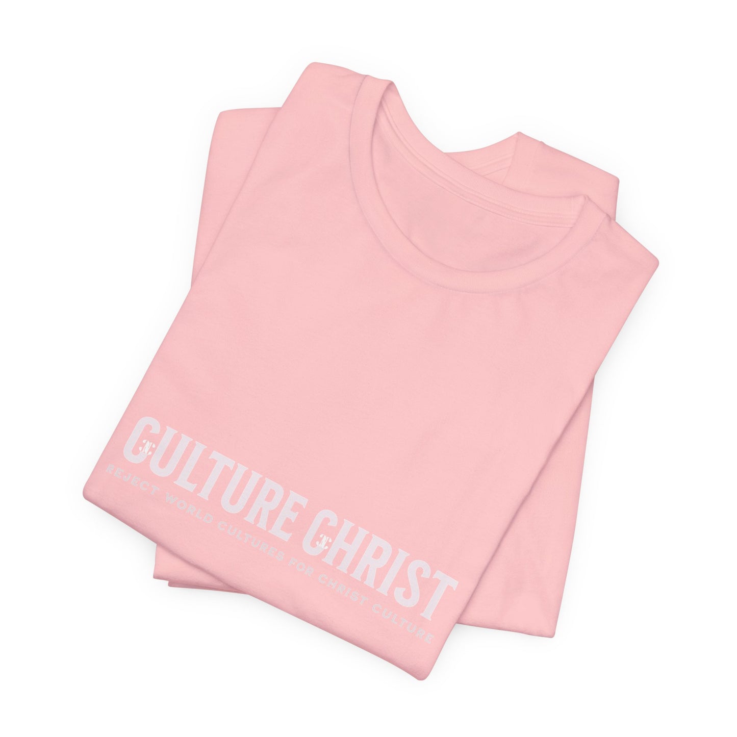 Culture Christ Graphic Tee — Minimal Christian Faith Shirt