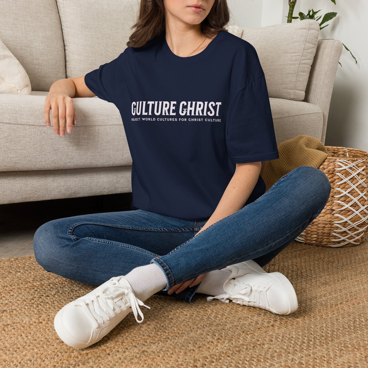 T-Shirt — "Culture Christ: Reject World Cultures for Christ Culture" Inspirational Christian Tee