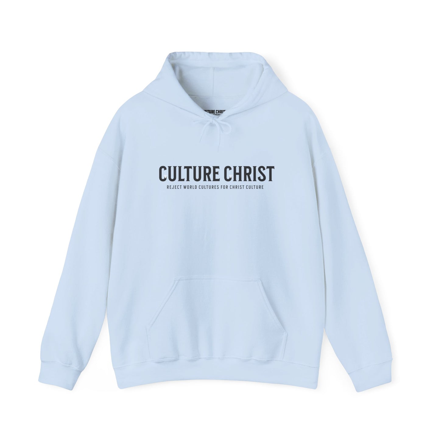 Culture Christ Hoodie — Minimal Christian Faith Pullover