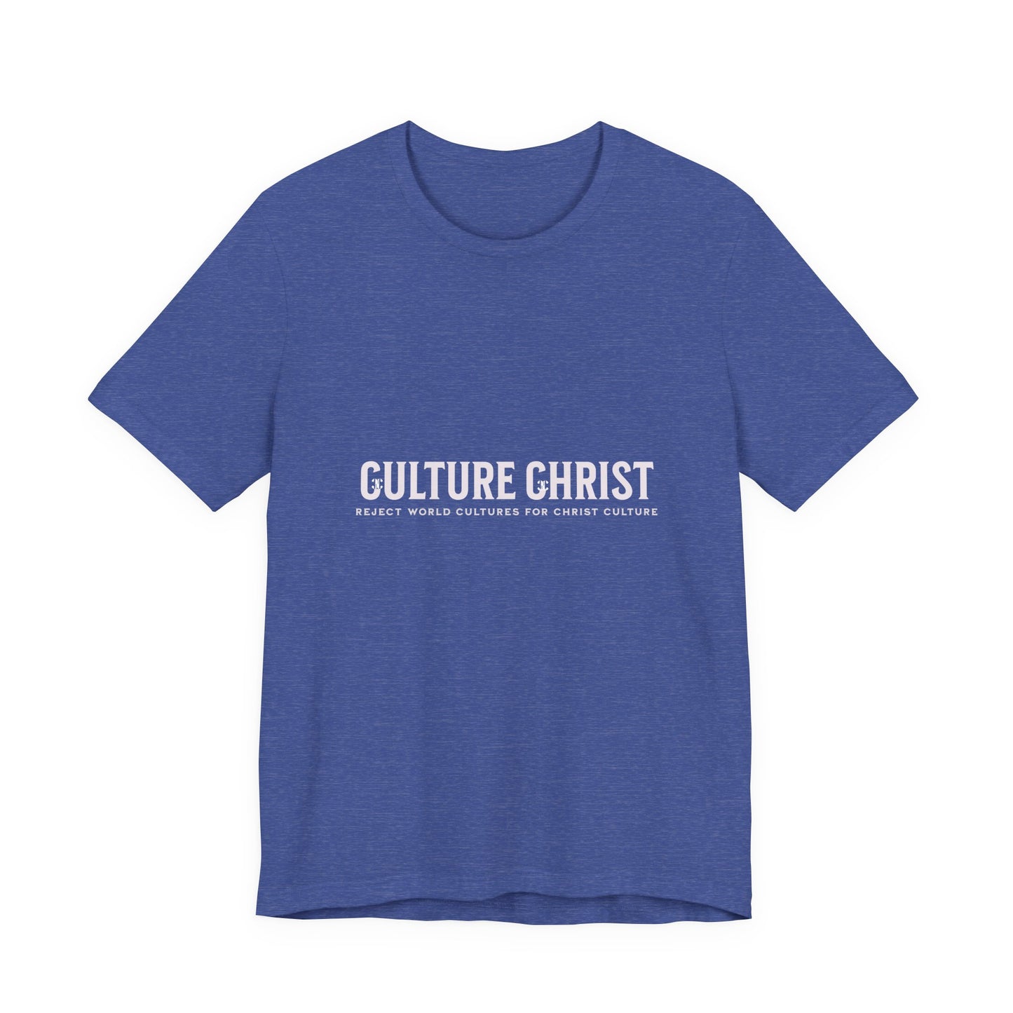 Culture Christ Graphic Tee — Minimal Christian Faith Shirt