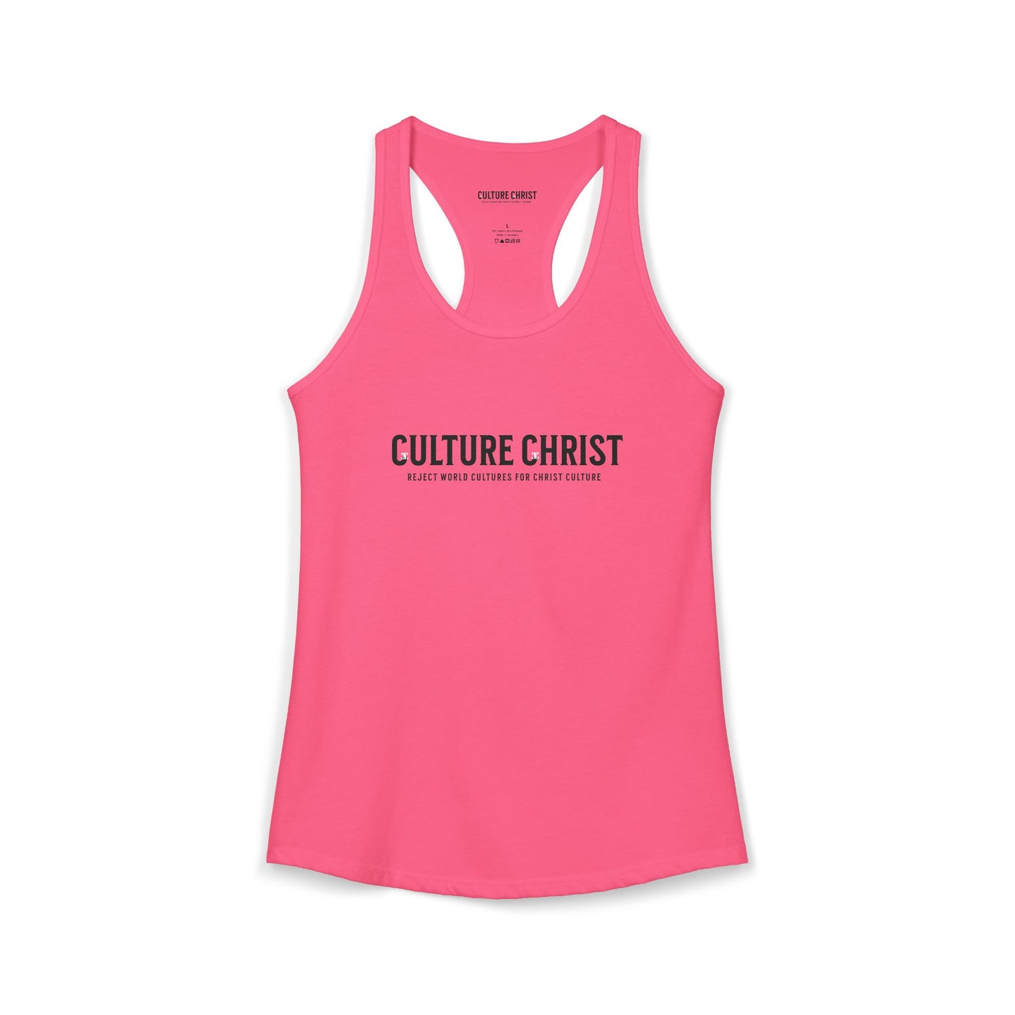 Women's Ideal Racerback Tank, wear your faith