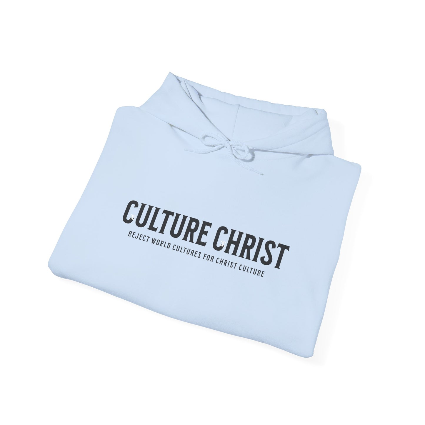 Culture Christ Hoodie — Minimal Christian Faith Pullover