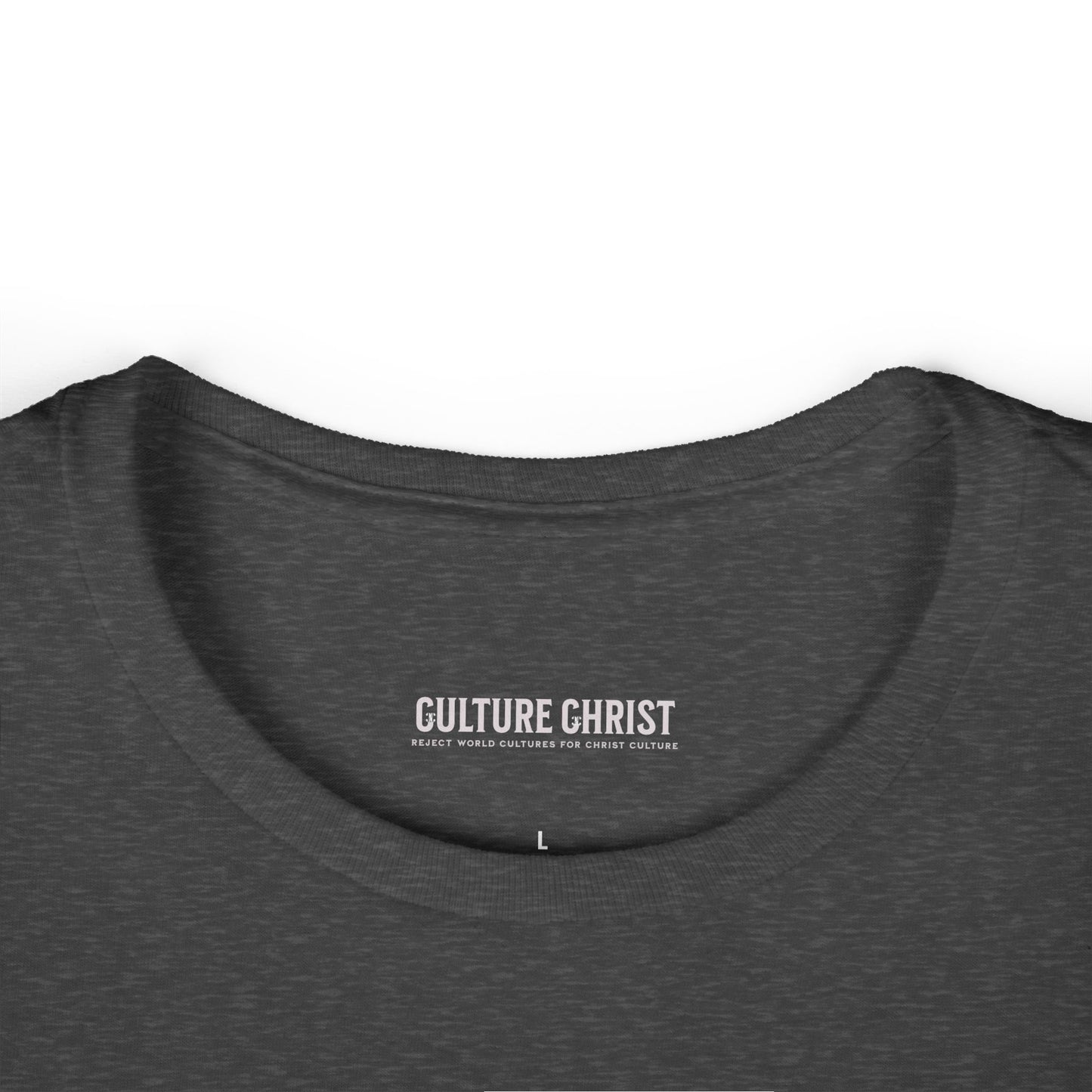 Culture Christ Women's Tee — Faith-Based Minimalist Christian Shirt