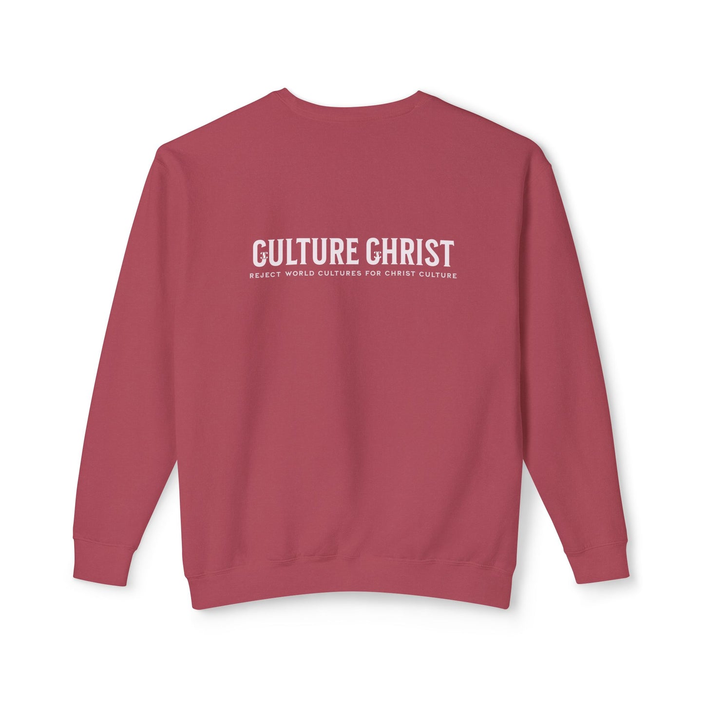 Culture Christ Crewneck Sweatshirt — Minimal Christian Faith Pullover