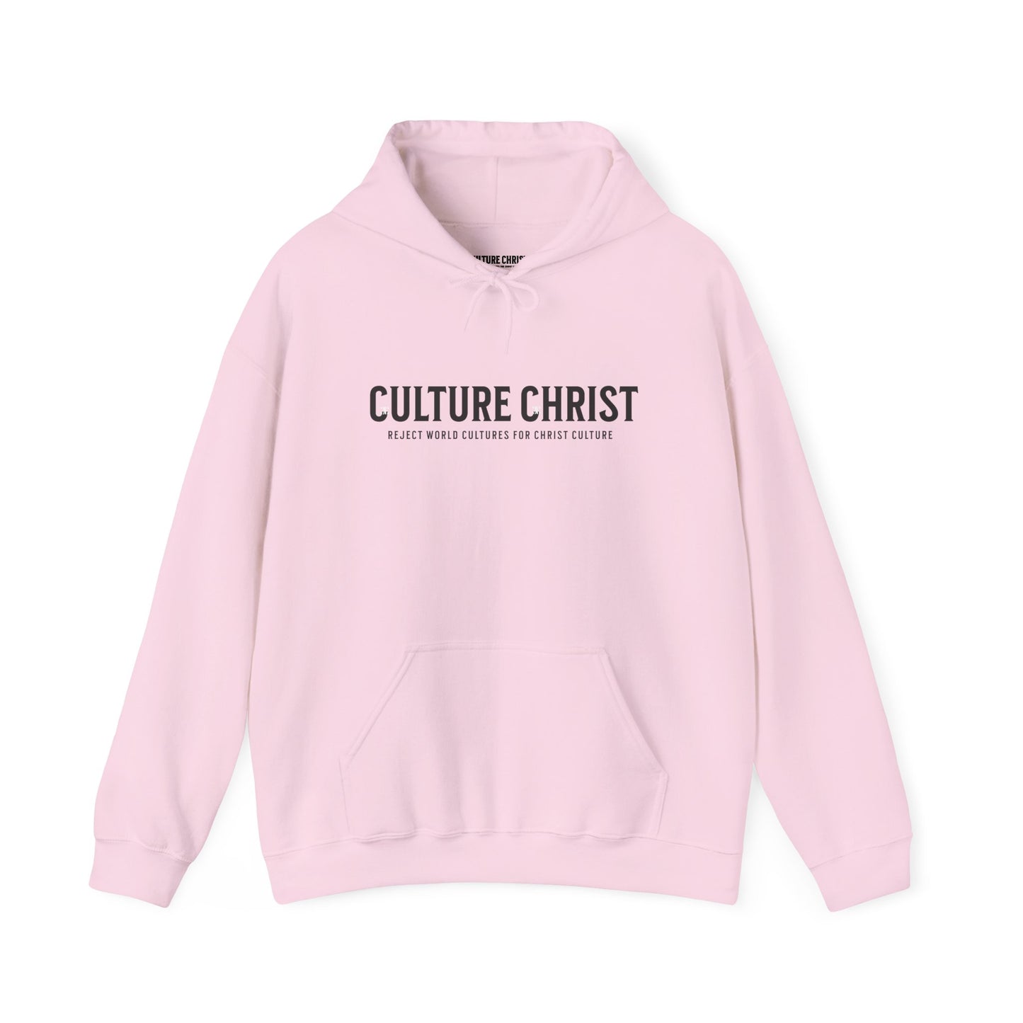 Culture Christ Hoodie — Minimal Christian Faith Pullover