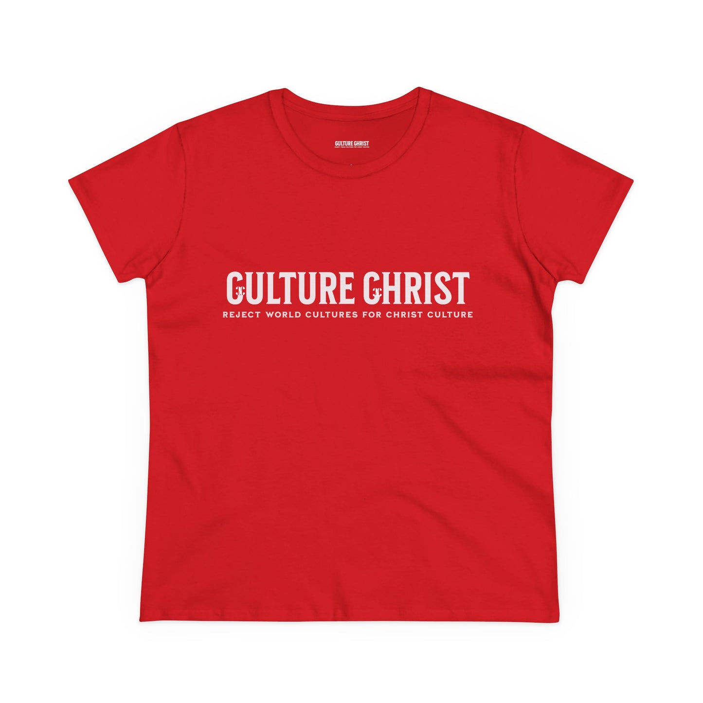 Culture Christ Tee — Christian Faith Graphic Women's T-Shirt