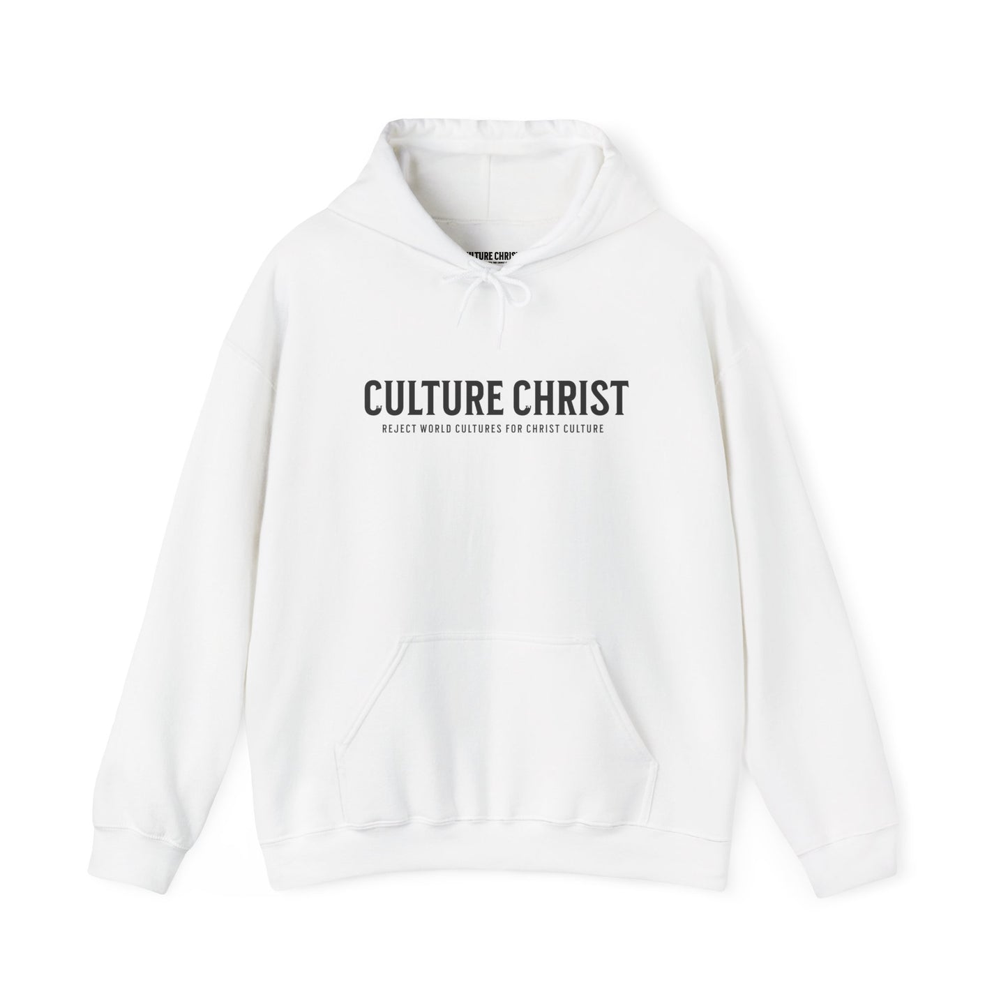 Culture Christ Hoodie — Minimal Christian Faith Pullover