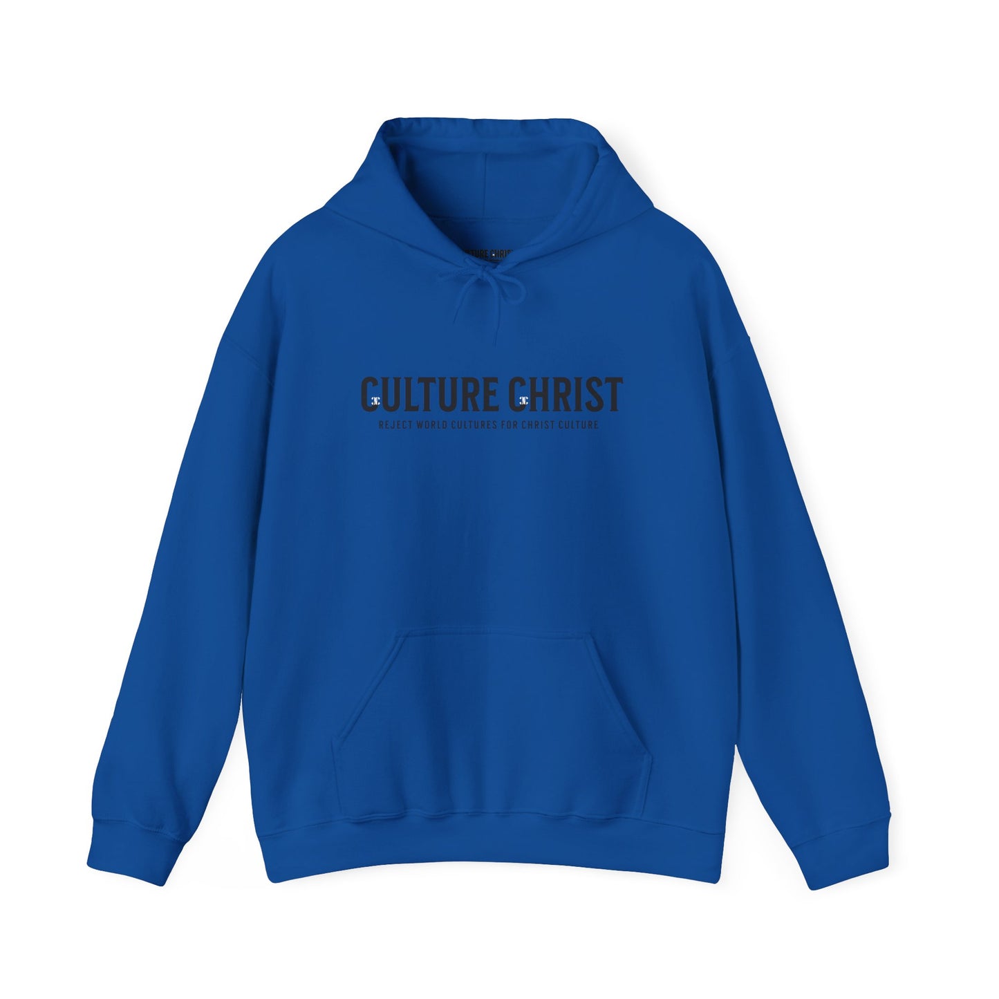 Culture Christ Hoodie — Minimal Christian Faith Pullover