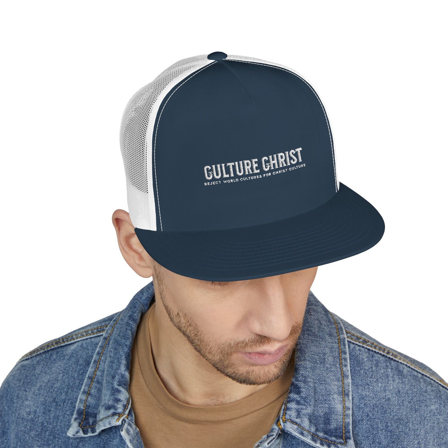 Stylish Embroidered Trucker Cap - Perfect for Everyday Wear, Outdoor Adventures, Gifts, Festivals, and Christian Lifestyle