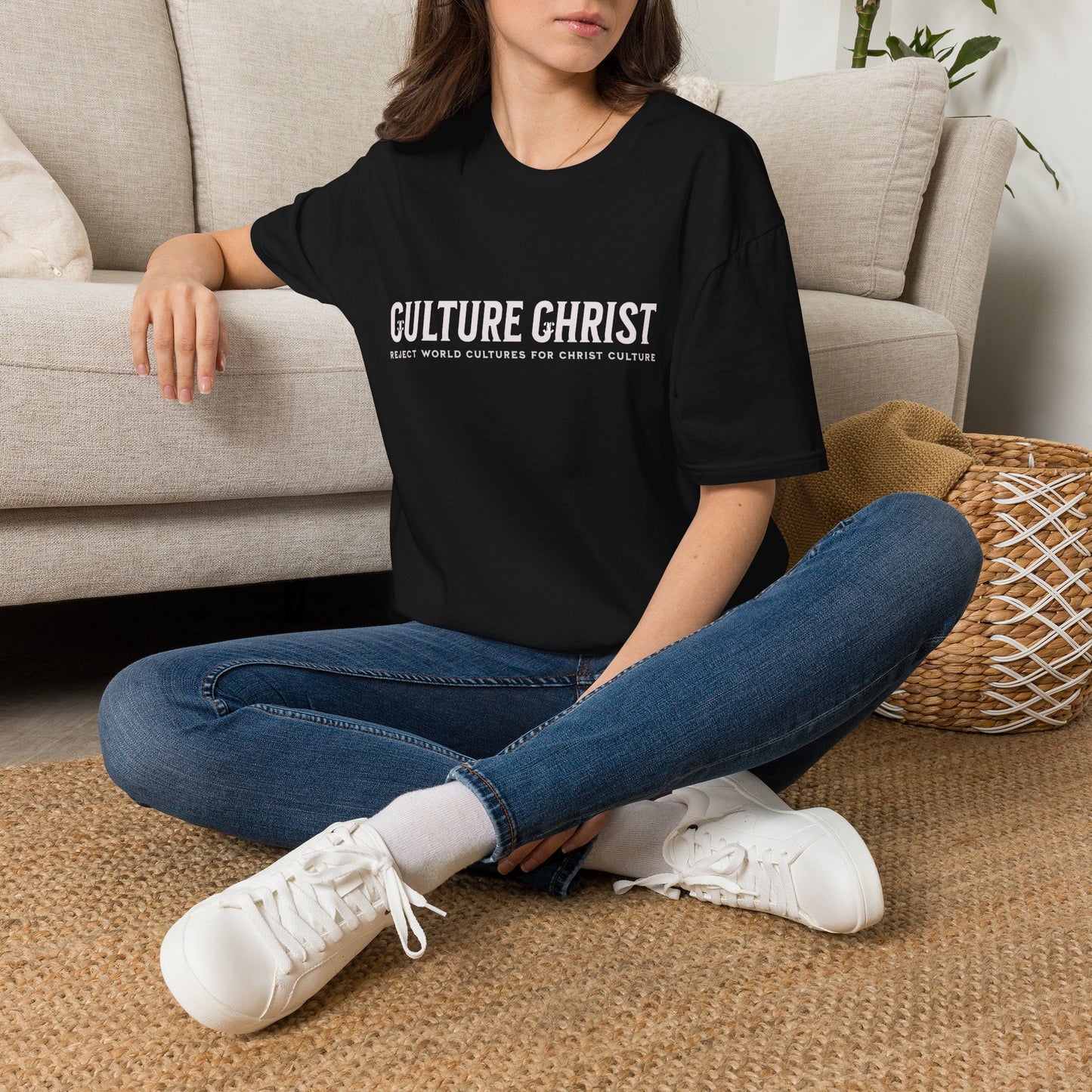 T-Shirt — "Culture Christ: Reject World Cultures for Christ Culture" Inspirational Christian Tee