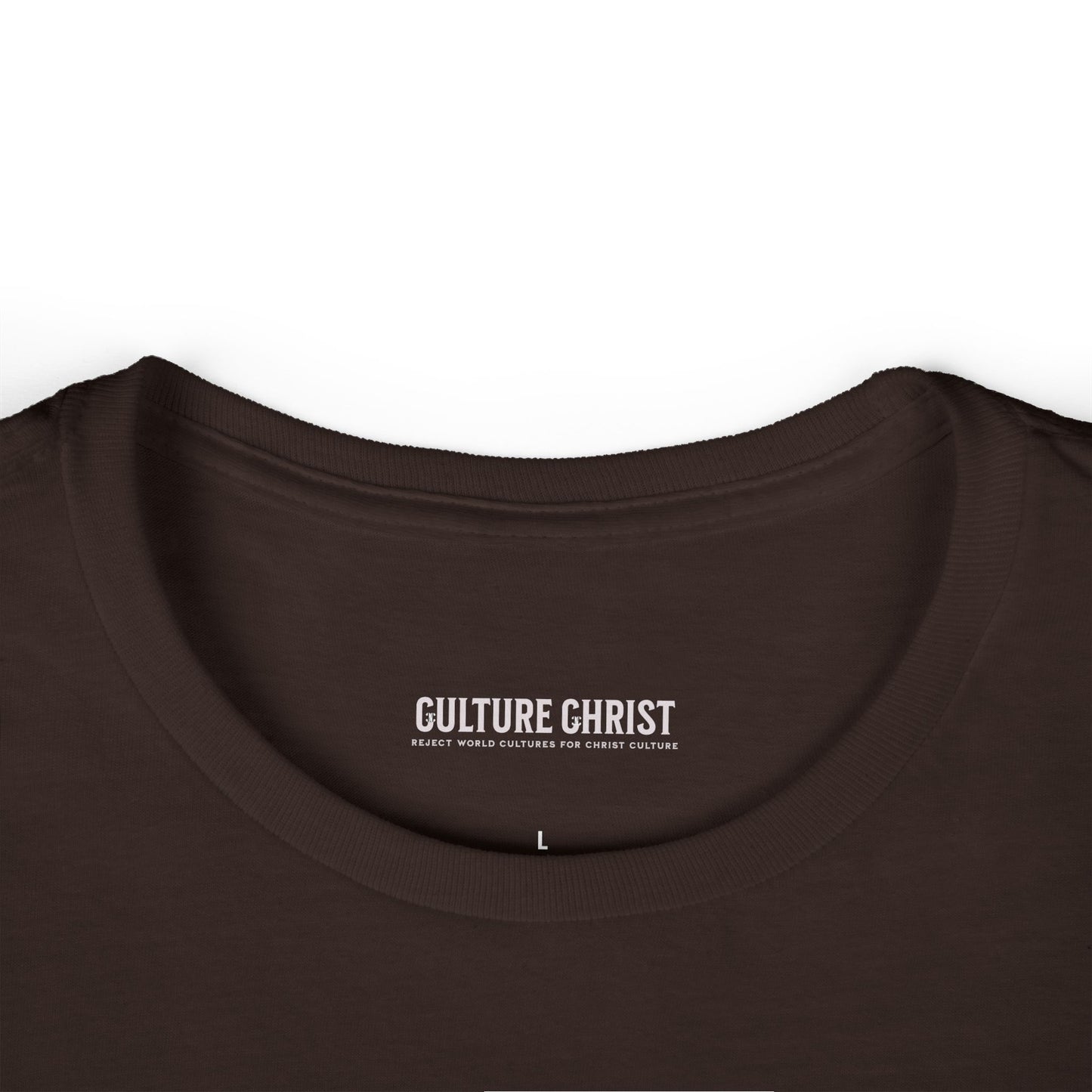 Culture Christ Women's Tee — Faith-Based Minimalist Christian Shirt