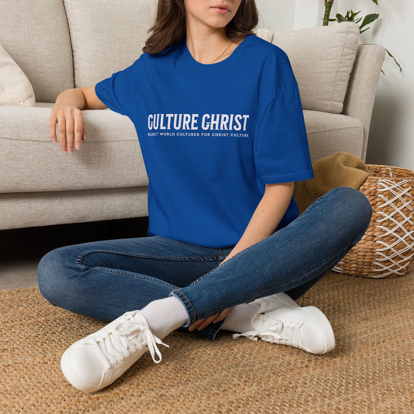 T-Shirt — "Culture Christ: Reject World Cultures for Christ Culture" Inspirational Christian Tee
