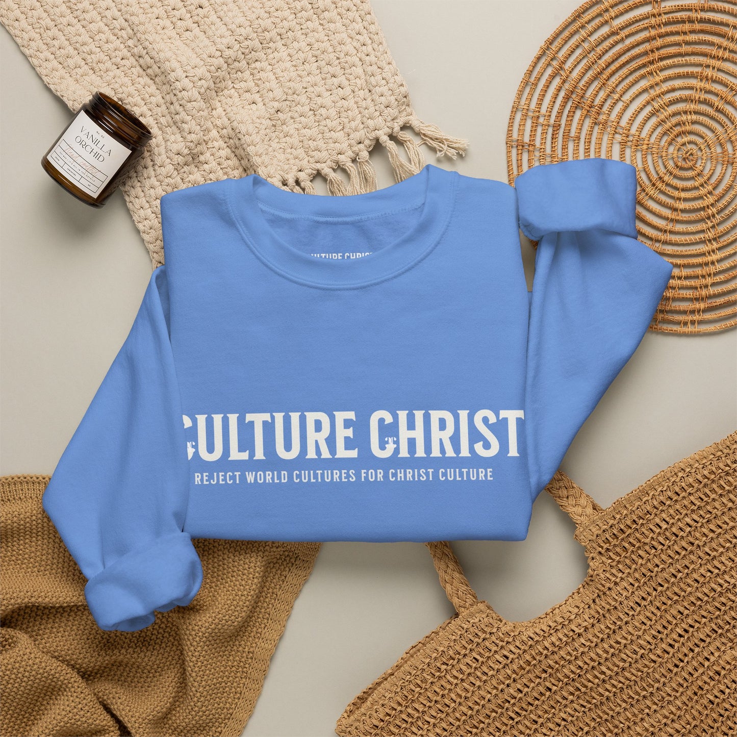 Cozy Christ Culture Sweatshirt | Unisex Crewneck for Faith, Casual Wear, Gift for Christians, Church Events, Everyday Comfort