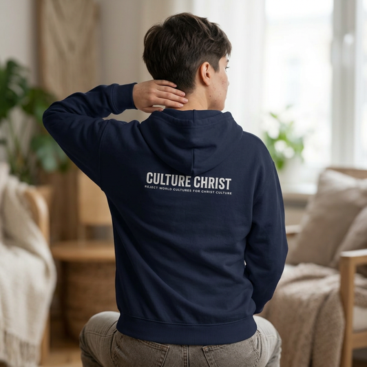 Culture Christ Hoodie — Wear Your Faith Back-Print Pullover