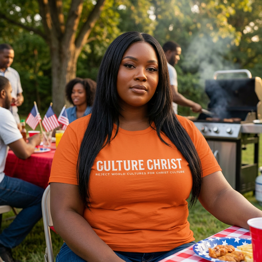 Culture Christ Tee — Christian Faith Graphic Women's T-Shirt