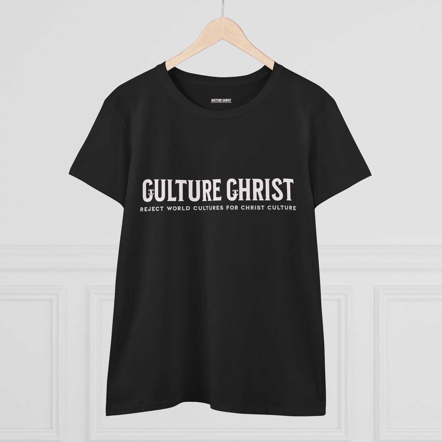 Culture Christ Tee — Christian Faith Graphic Women's T-Shirt