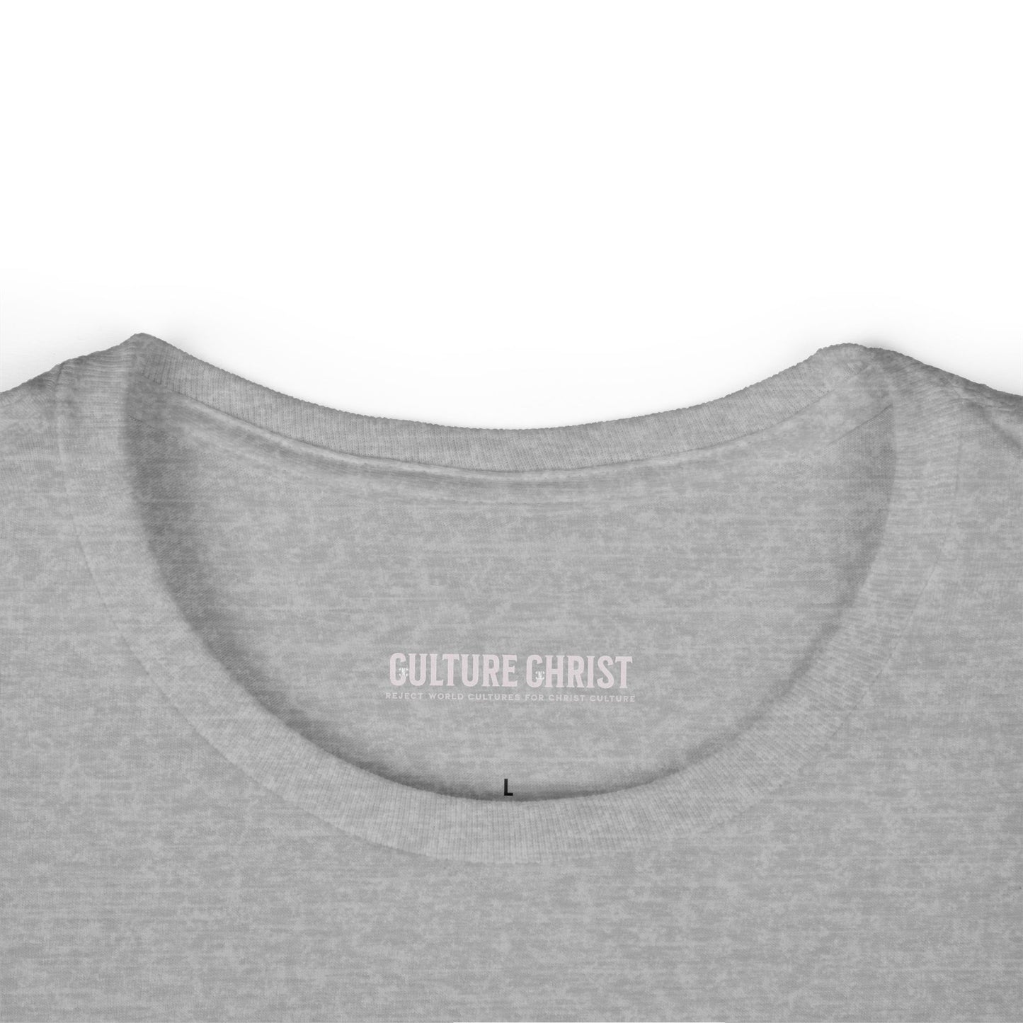 Culture Christ Women's Tee — Faith-Based Minimalist Christian Shirt