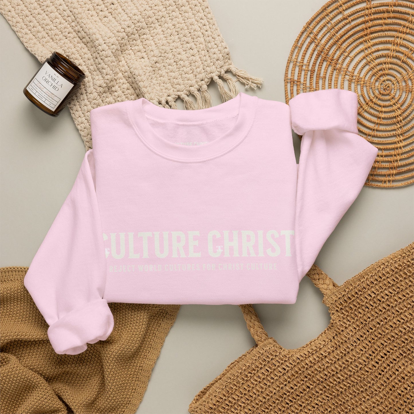 Cozy Christ Culture Sweatshirt | Unisex Crewneck for Faith, Casual Wear, Gift for Christians, Church Events, Everyday Comfort