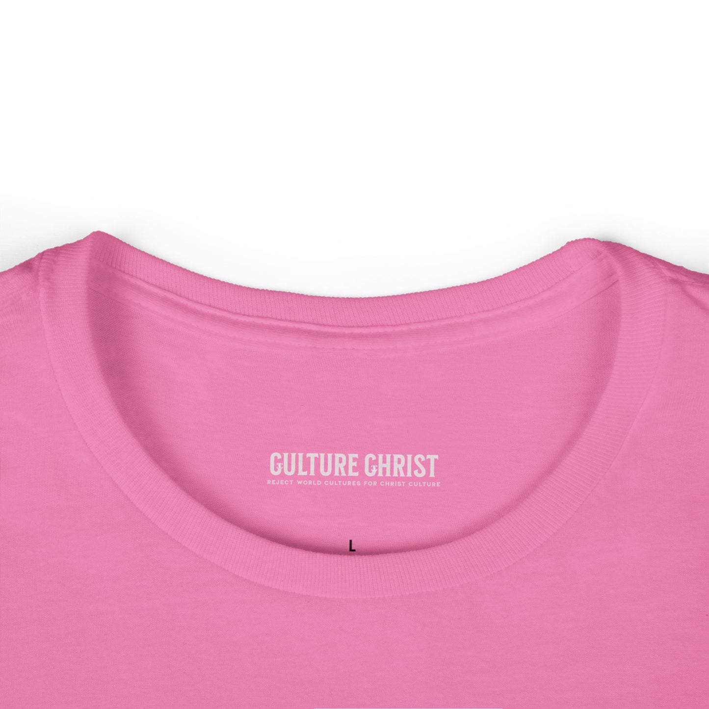 Culture Christ Women's Tee — Faith-Based Minimalist Christian Shirt