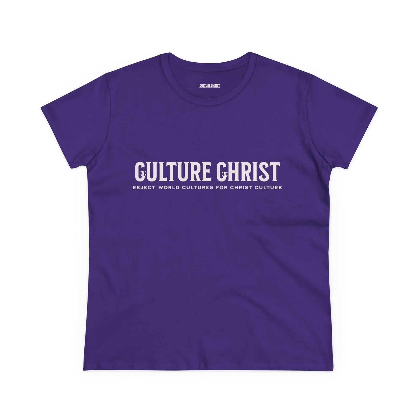 Culture Christ Tee — Christian Faith Graphic Women's T-Shirt