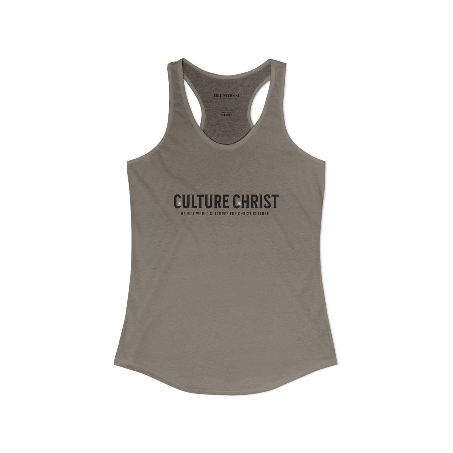 Women's Ideal Racerback Tank, wear your faith