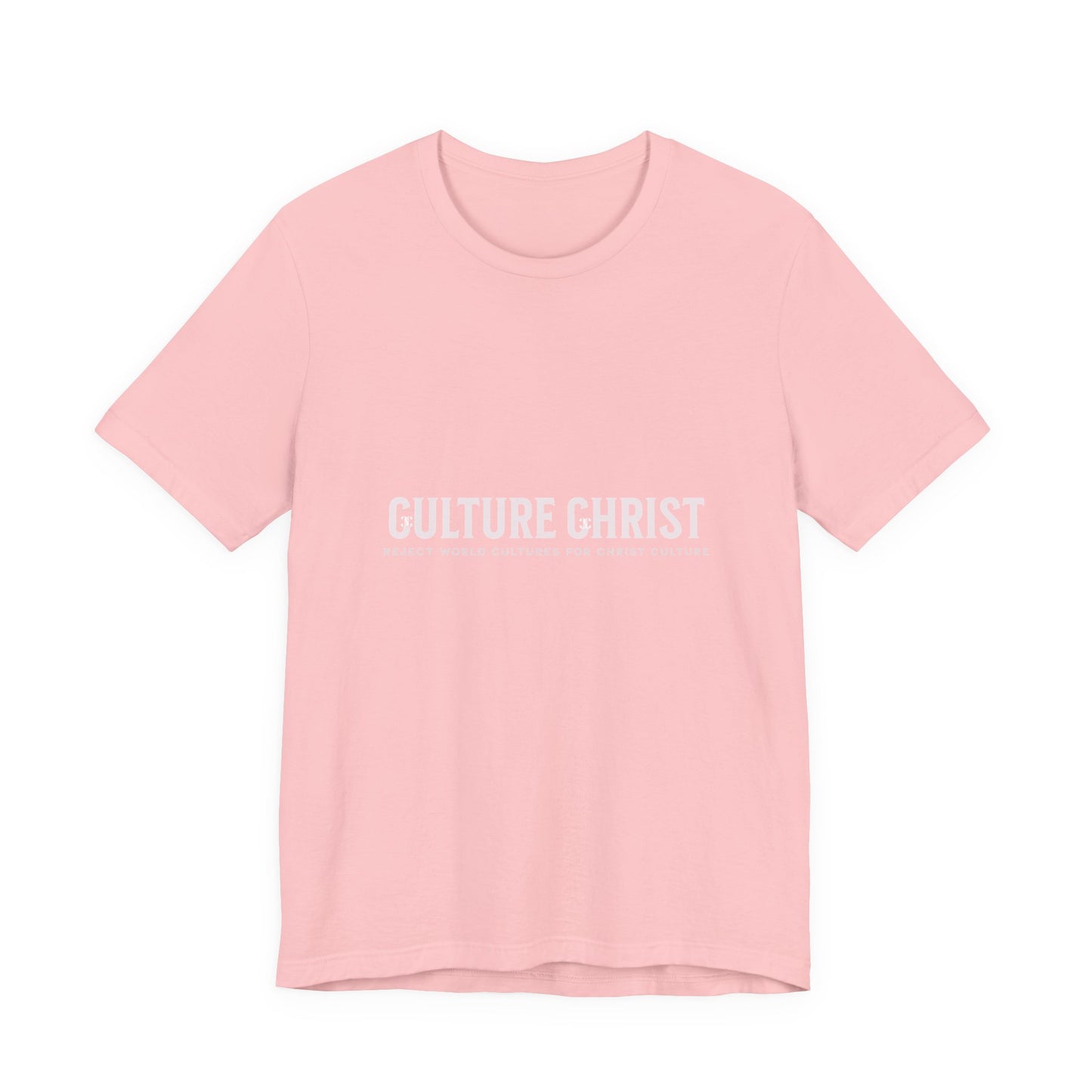 Culture Christ Graphic Tee — Minimal Christian Faith Shirt