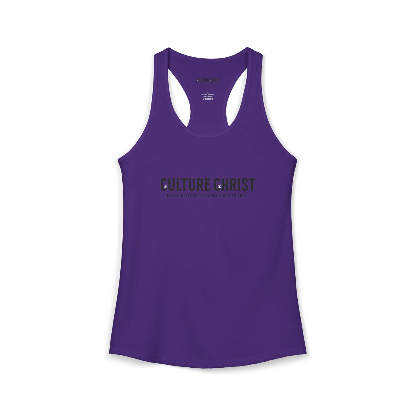 Women's Ideal Racerback Tank, wear your faith