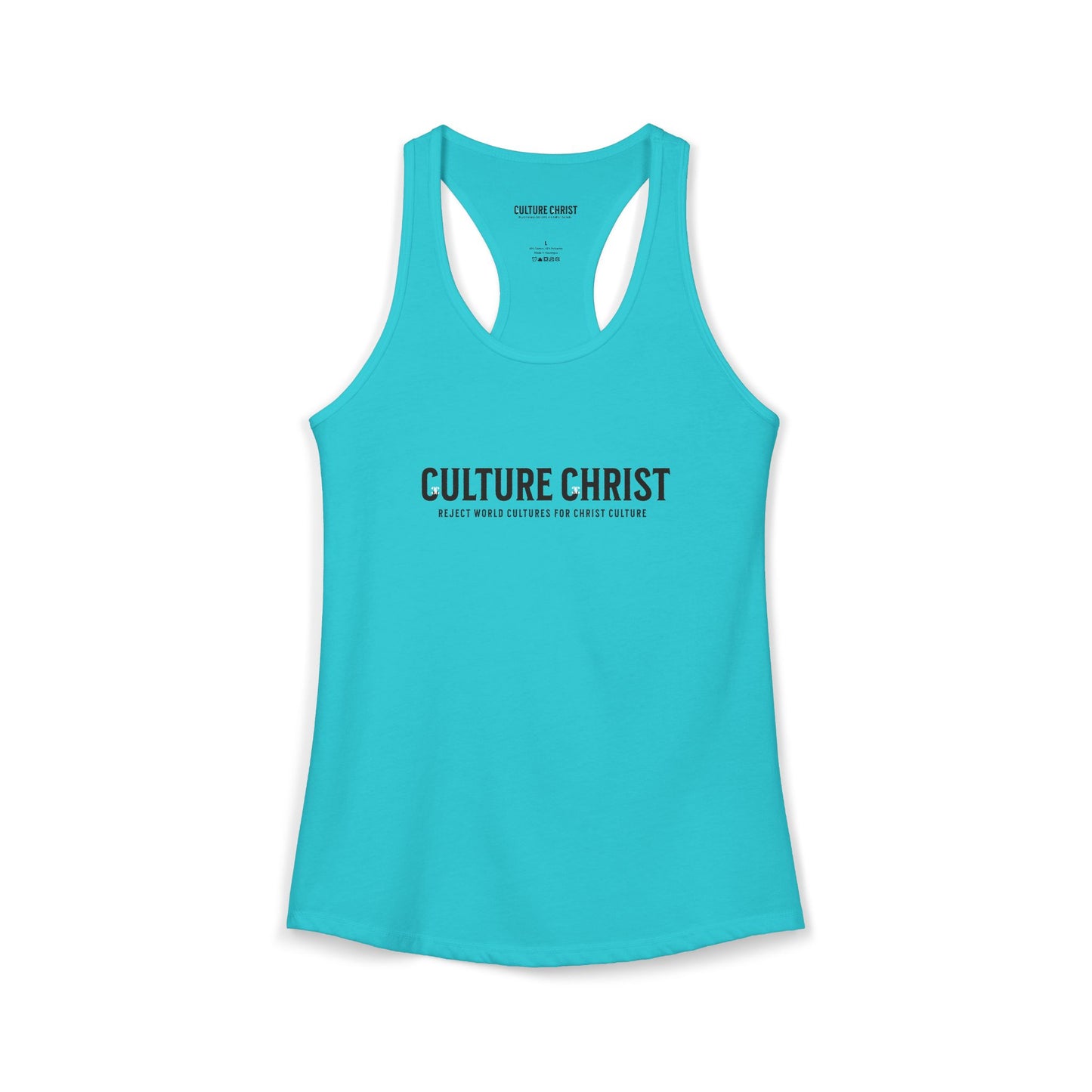 Women's Ideal Racerback Tank, wear your faith