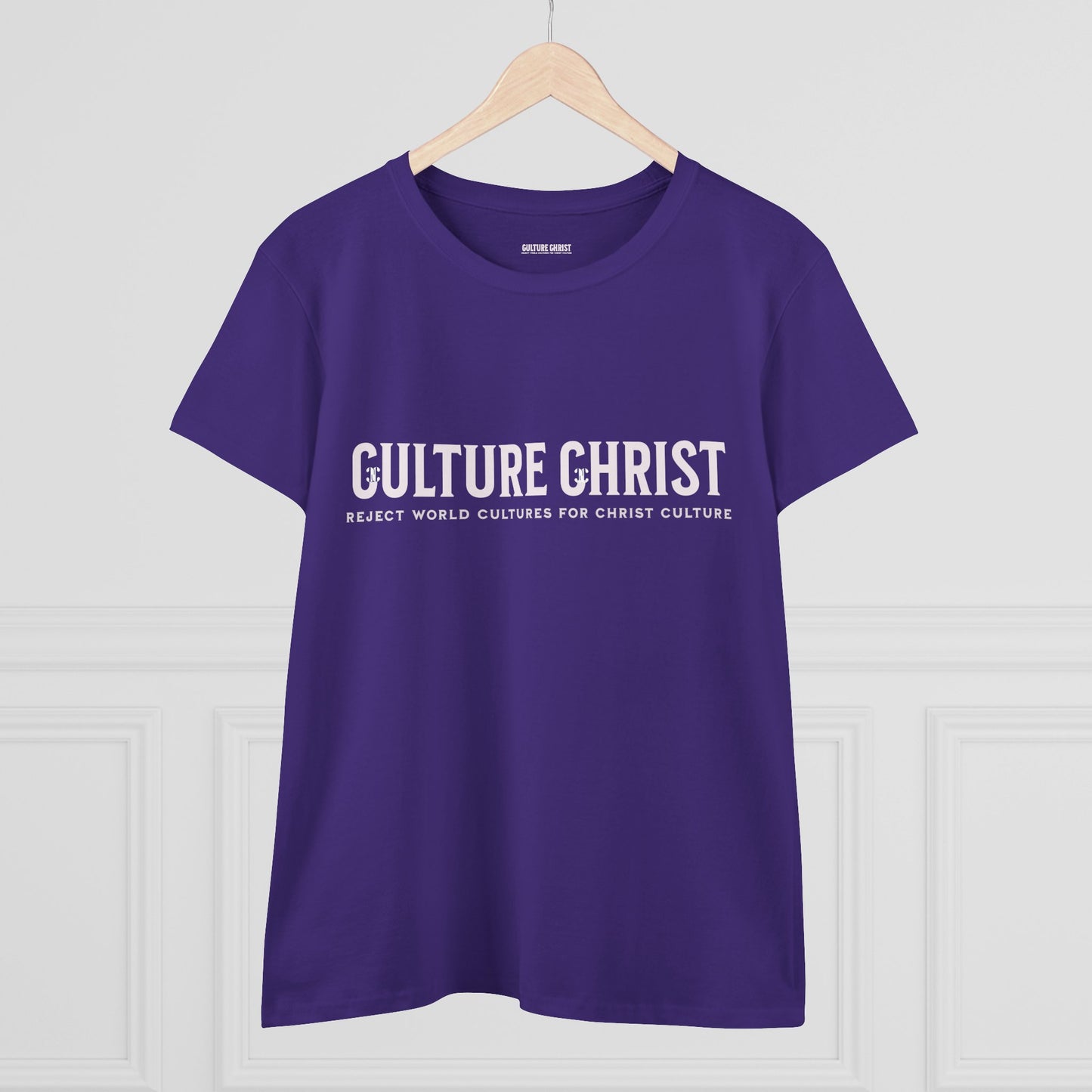 Culture Christ Tee — Christian Faith Graphic Women's T-Shirt