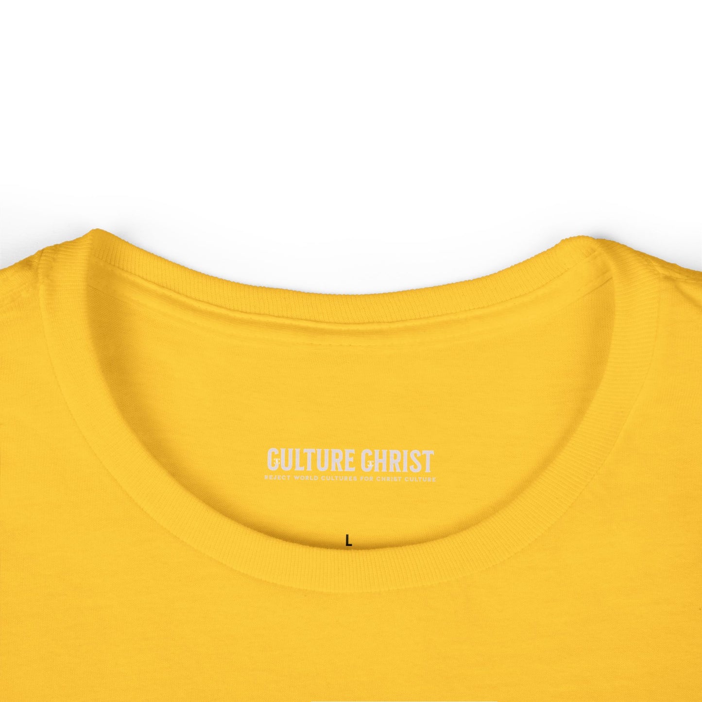 Culture Christ Women's Tee — Faith-Based Minimalist Christian Shirt
