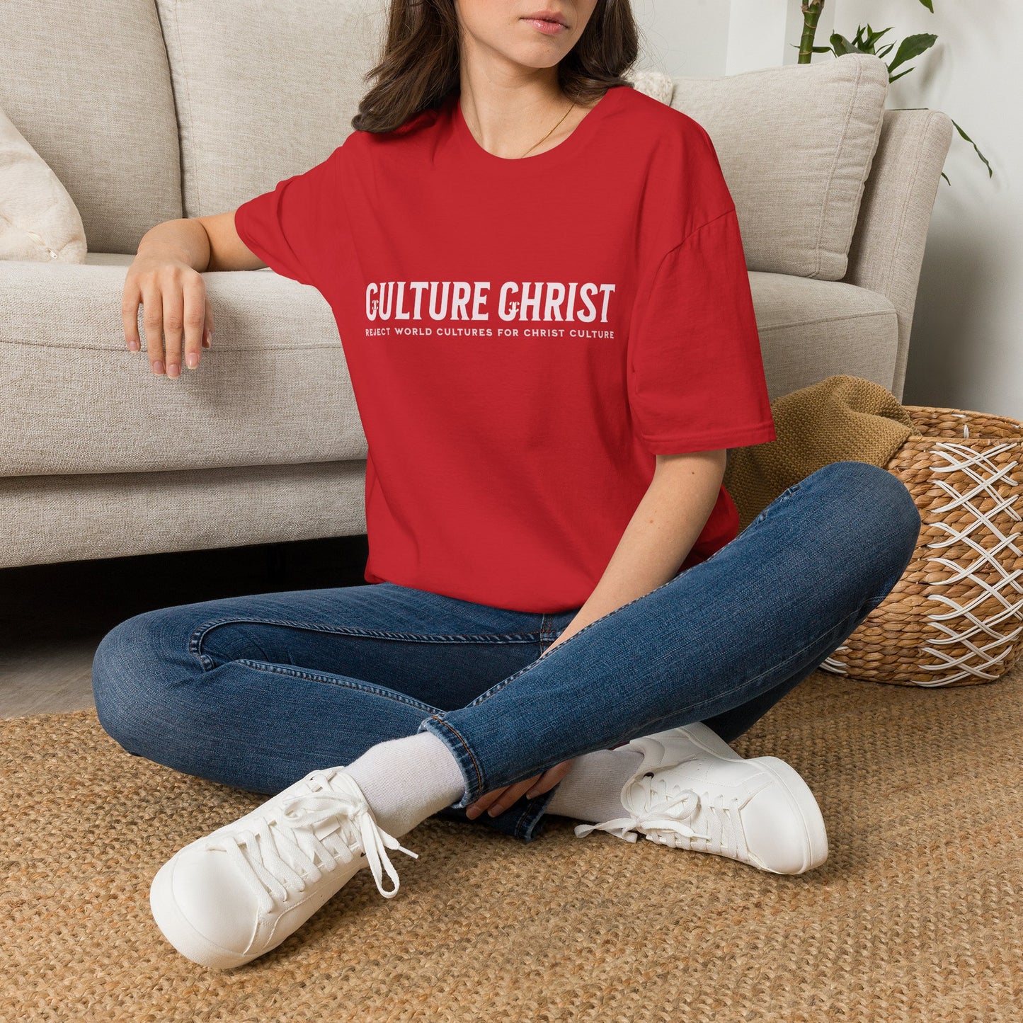 T-Shirt — "Culture Christ: Reject World Cultures for Christ Culture" Inspirational Christian Tee