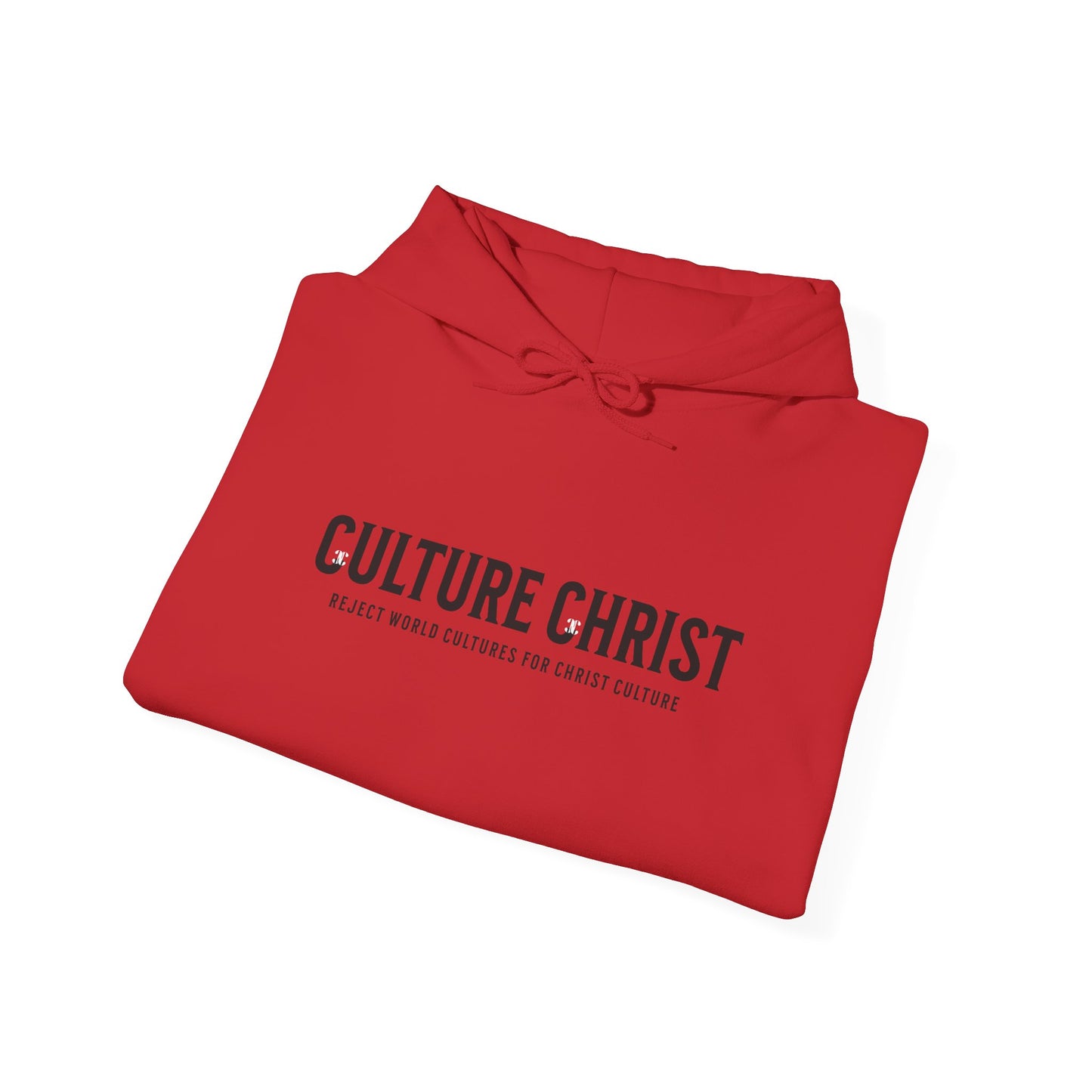 Culture Christ Hoodie — Minimal Christian Faith Pullover